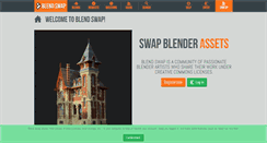 Desktop Screenshot of blendswap.com