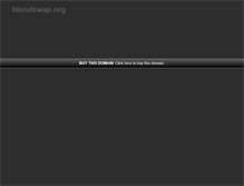Tablet Screenshot of blendswap.org